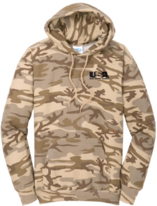 USA Clay Target Dessert Camo Hoodie