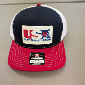 USA Clay Target League Hat- Red/White/Blue with USACTL Patch