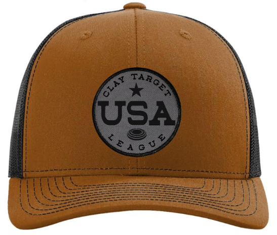 USA Clay Target League Holiday Offer Item Caramel & Black Hat