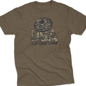 USA Clay Target League Holiday Offer- Camouflage Clay Target T-Shirt